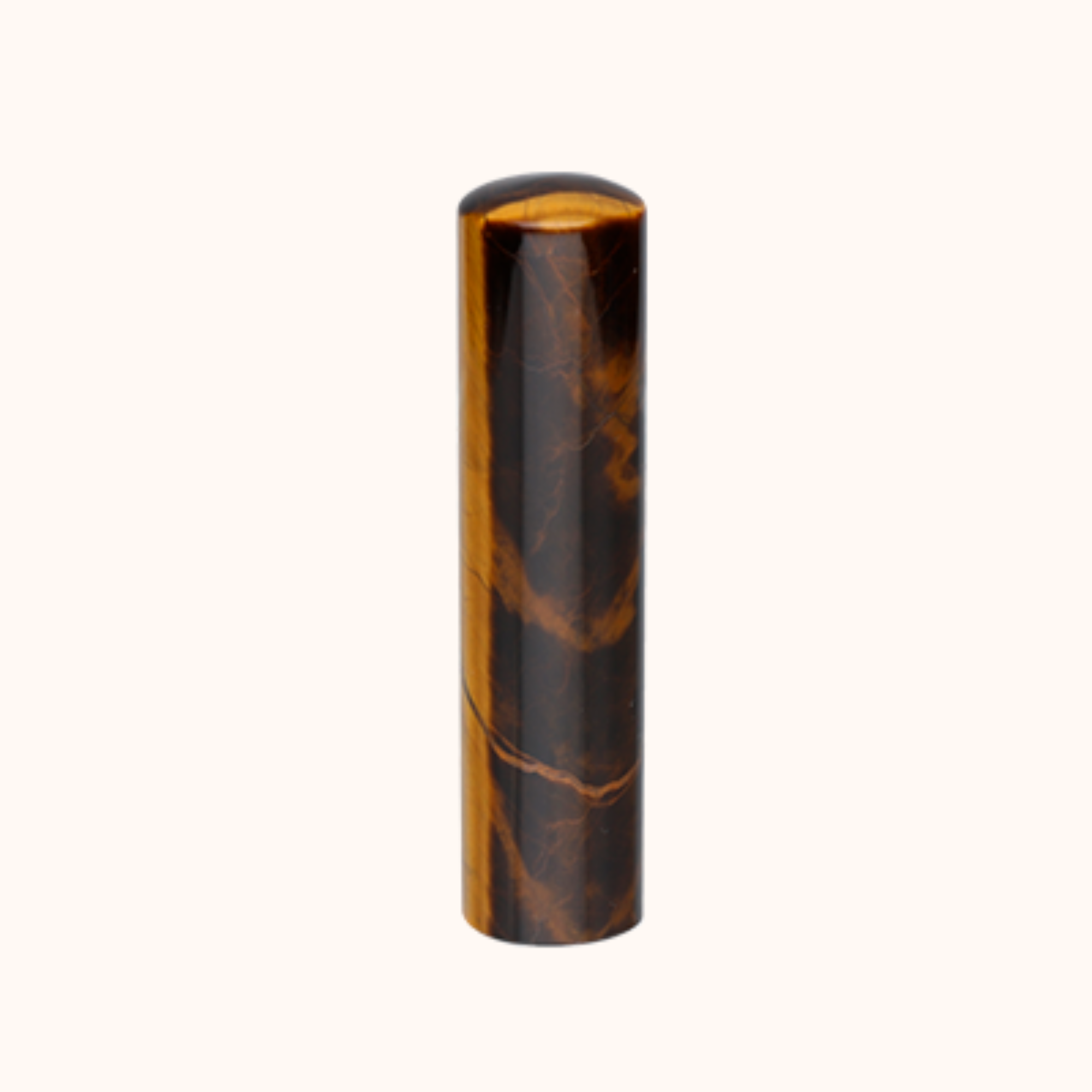 Personal Inkan/Hanko (Seal) Tiger's Eye (12mm Round)