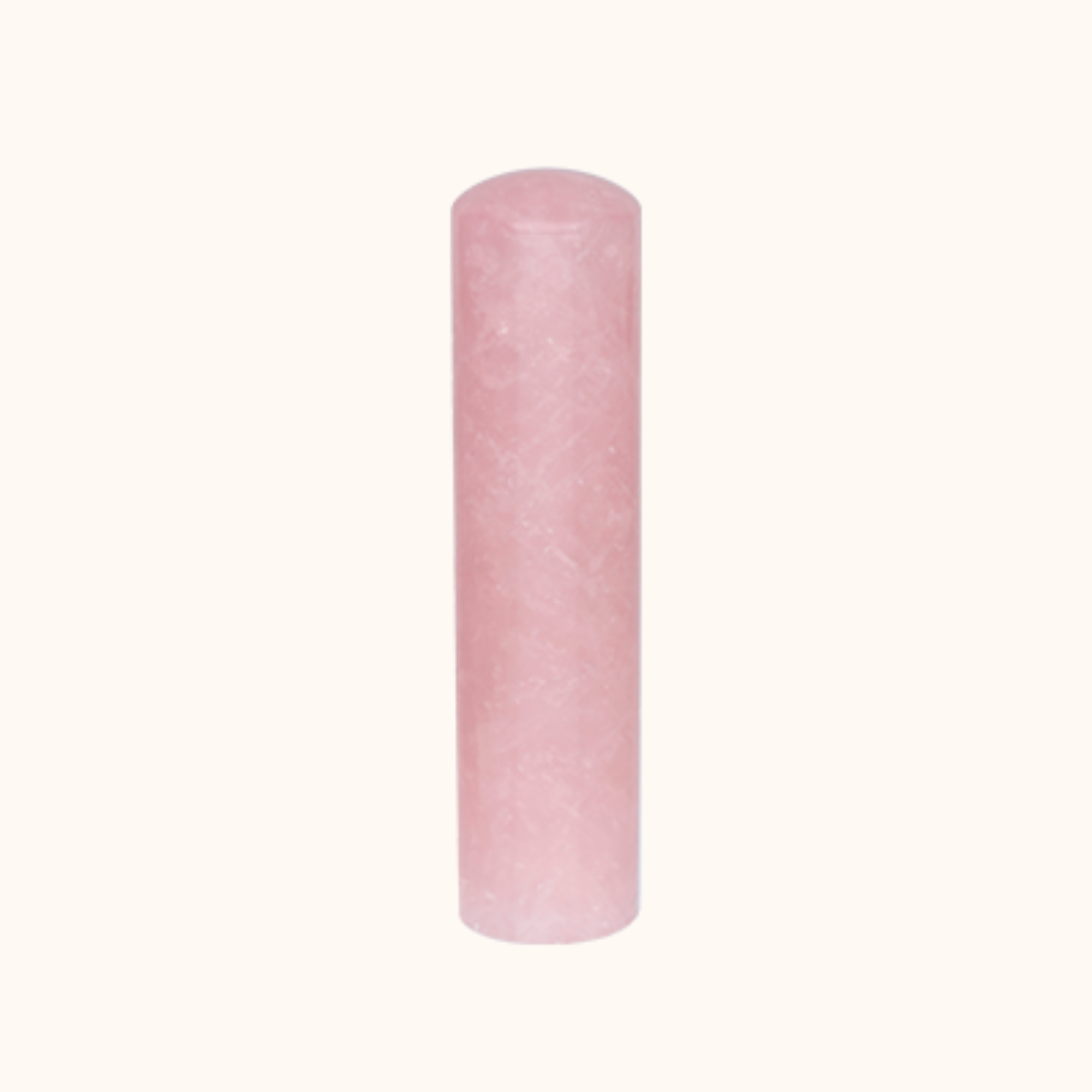 Personal Inkan/Hanko (Seal) Rose Quartz (12mm Round)
